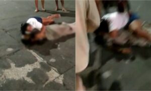 Mãe em desespero abraça filho morto a facadas em Tefé