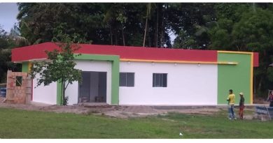 Obra de construção da UBS na comunidade São João do Miriti em Alvarães está em fase de acabamento