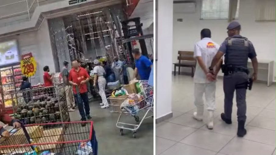 Açougueiro é preso suspeito de esfaquear três colegas de trabalho em supermercado