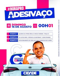 Roberto Cidade inicia campanha eleitoral com adesivaço na capital e no interior do Amazonas