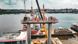 De promessa a realidade: Nicson Marreira deixa sua marca em Tefé com avanço histórico na Ponte do Abial