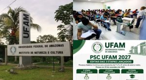 UFAM abre inscrições para o PSC 2027; pedido de isenção termina nesta sexta-feira
