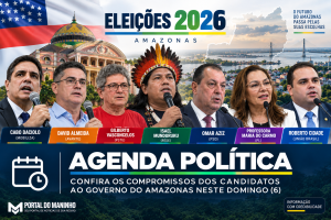 Candidatos ao Governo do Amazonas cumprem agenda de campanha neste domingo; interior também recebe atividades