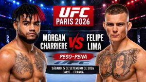 Amazonense de Coari enfrenta francês no UFC Paris neste sábado