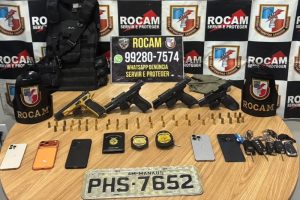 Cinco homens são presos com armas e distintivos da Polícia Civil durante abordagem no Amazonas
